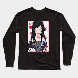 Queen of Hearts Long Sleeve T-Shirt